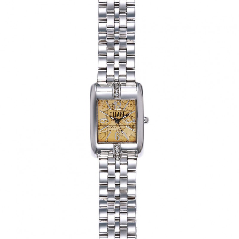 ALVIERO MARTINI 1A CLASSE WOMEN'S PCD965S/VM RECTANGULAR WATCH-SWAROVSKI STONE