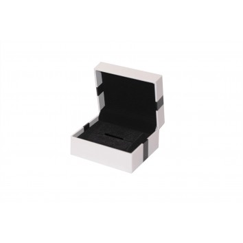 Rochas Jewelry Cufflinks Men-Knotted Design-Elegant Classic-Stainless Steel-Black