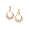 Rochas Woman Drop Earrings-Stainless Steel-Swarovski Crystal