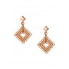 Rochas Woman Drop Earrings-Diamond Shaped-Swarovski Crystal