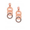 Rochas Woman Drop Earrings-Swarovski Crystal-3 RINGS