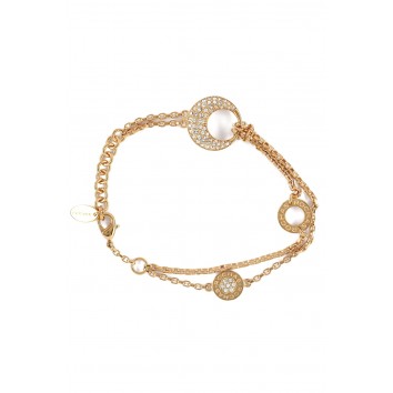 Rochas Woman Chain Bracelet-Stainless Steel-Swarovski Crystal