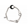 Rochas Woman Chain Bracelet-Stainless Steel-Swarovski Crystal