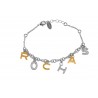 Rochas Woman Chain Bracelet-Stainless Steel-Swarovski Crystal-ROCHAS Letters