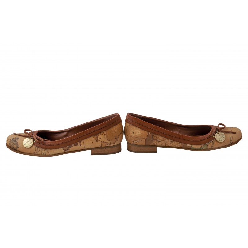 Alviero Martini Prima Classe Woman Ballerinas Geo Classic with bow