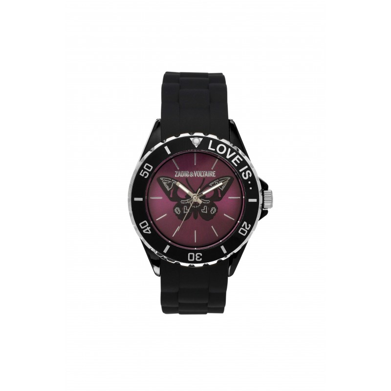 ZADIG ET VOLTAIRE LADIES WATCH-BUTTERFLY-POP ART-ZV046