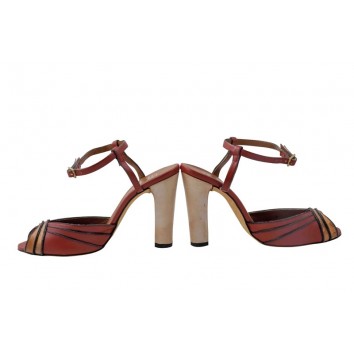 Alviero Martini Prima Classe Woman Chic Sandal Leather Shoes