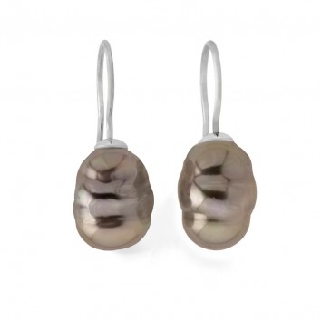 MAJORICA BAROQUE PEARL DROP EARRINGS