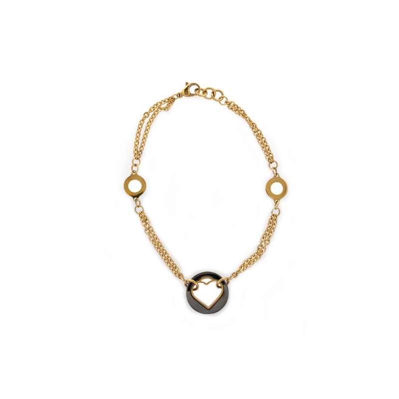 Rochas Woman –Jewellery Bracelet- Heart and Logo