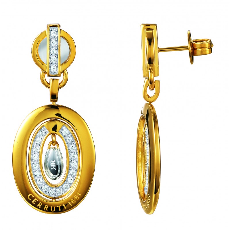 Cerruti 1881 Earrings Tesoro Gold