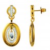 Cerruti 1881 Earrings Tesoro Gold