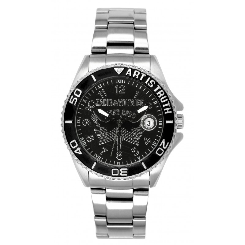 ZADIG ET VOLTAIRE WATCH FOR HIM AND FOR HER-BIKER BORN-ART IS TRUTH-ZV015