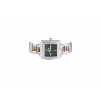 ALVIERO MARTINI 1A CLASSE WOMEN'S PCD933S/ZM STAINLESS STEEL GEO DESIGN- SWAROVSKI WATCH