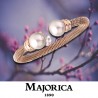 Majorica  White Pearl Tipped Bracelet