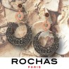 Rochas Woman Drop Earrings-Stainless Steel-Swarovski Crystal