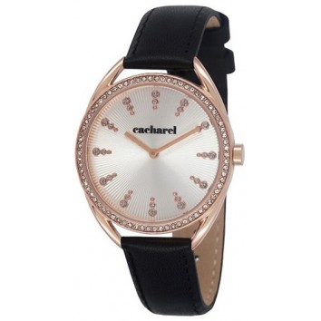 CACHAREL WOMEN’S QUARTZ CLD 050S/2FA WITH LEATHER BAND