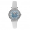 CACHAREL WOMEN’S QUARTZ CLD 033S/JB WITH LEATHER BAND